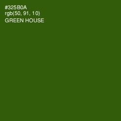 #325B0A - Green House Color Image